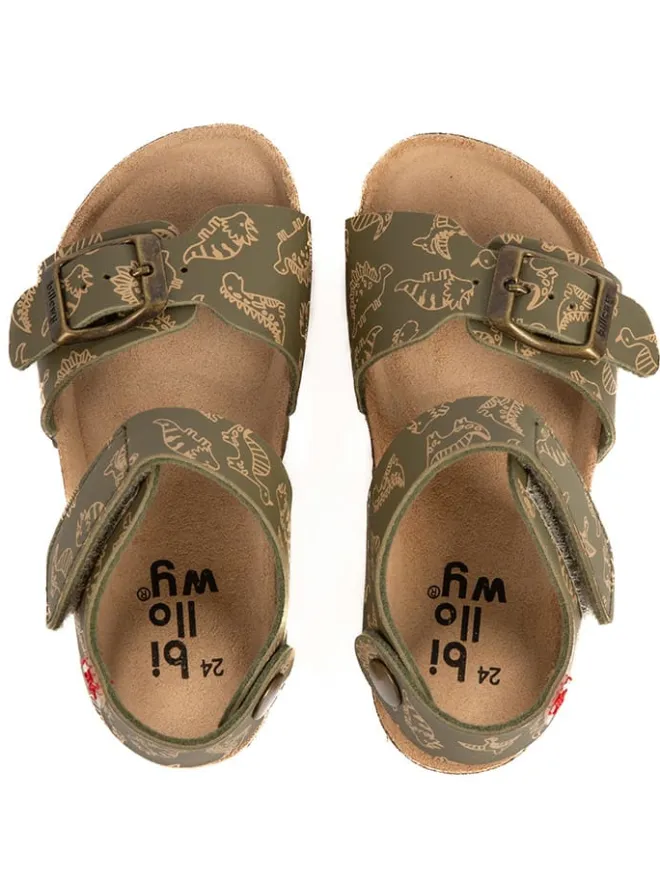 Sandalen "Rosso" in Khaki>billowy Clearance