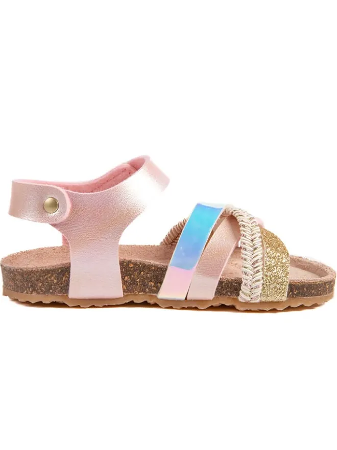 billowy Sandalen^Sandalen "Rosso" in Rosa