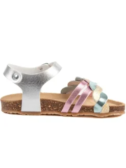 Sandalen "Rosso" in Silber>billowy Hot
