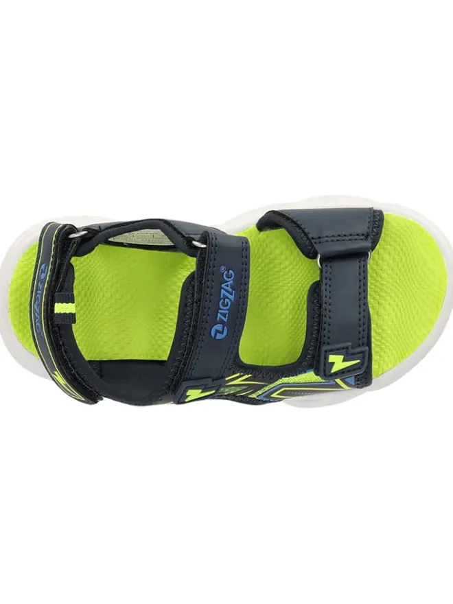 Sandalen "Satyrus" in Dunkelblau/ Grün>Zigzag Outlet