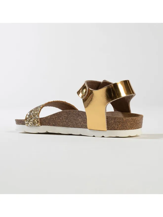 BACKSUN Sandalen^Sandalen "Shangri" in Gold