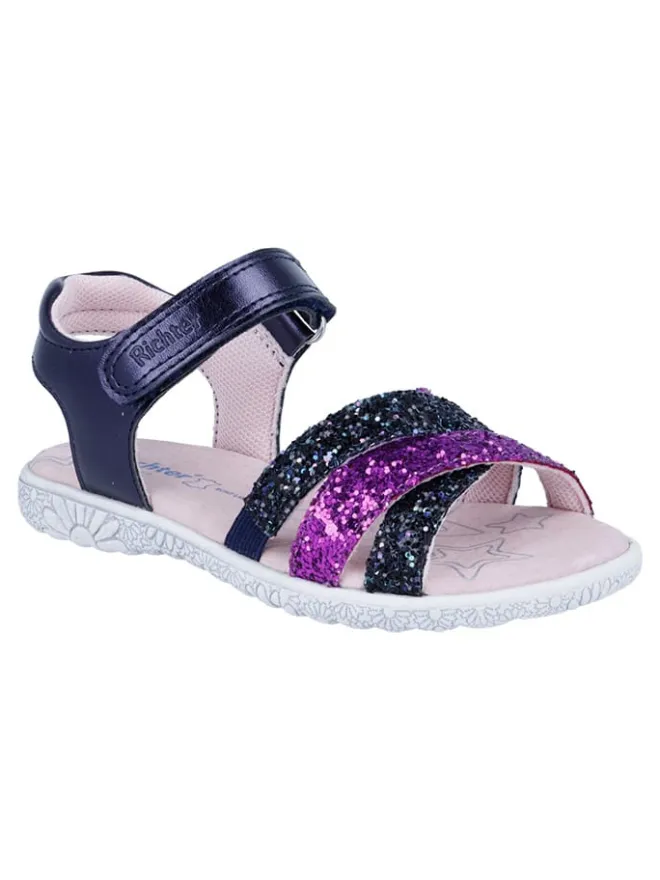 Richter Shoes Sandalen·Sandalen^Sandalen "Sole" in Dunkelblau/ Lila