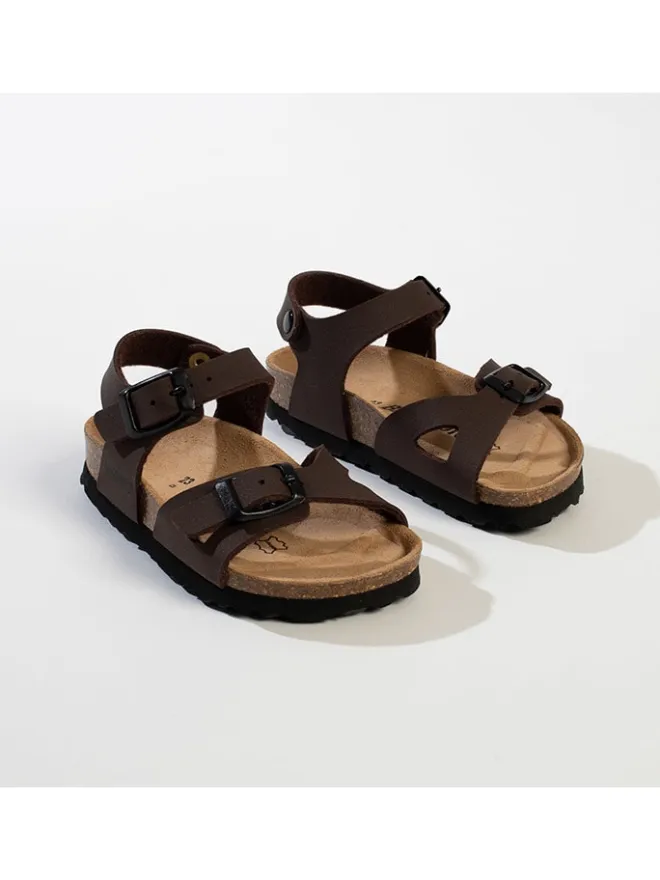 Sandalen "Tana" in Braun>BACKSUN Sale