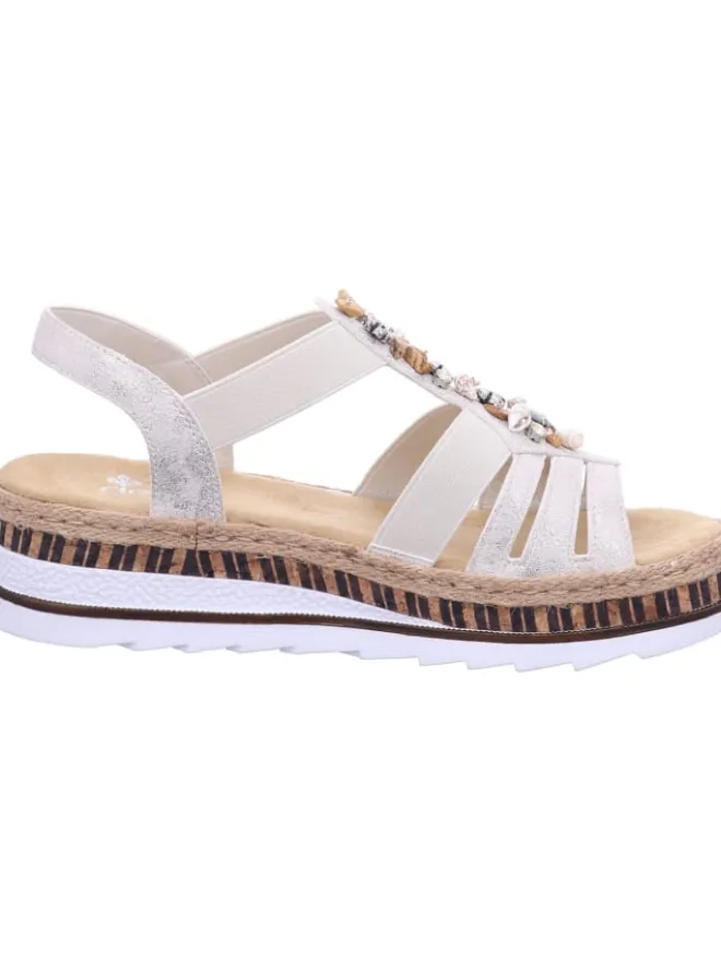 rieker Sandalen^Sandalette in beige