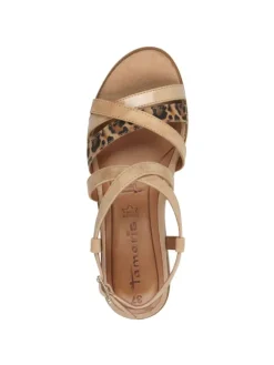 Sandalette in TAN COMB>Tamaris