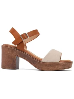 Sixth Sens Sandalen^Sandaletten in Beige/ Hellbraun
