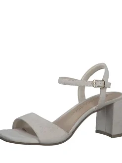 Sandaletten in Creme><noscript><img width=