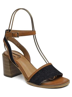 Sixth Sens Sandalen^Sandaletten in Schwarz/ Hellbraun