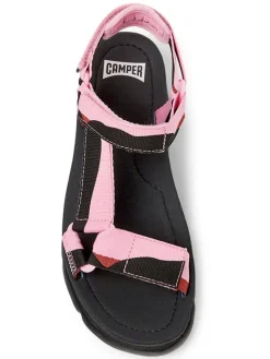 Sandaletten in Schwarz/ Rosa><noscript><img width=