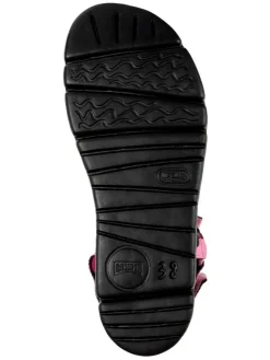 Sandaletten in Schwarz/ Rosa><noscript><img width=