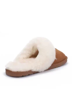 Schaffell-Hausschuhe "Emeline" in Hellbraun>Gooce Sale