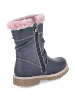 Schlupfstiefel in blau><noscript><img width=
