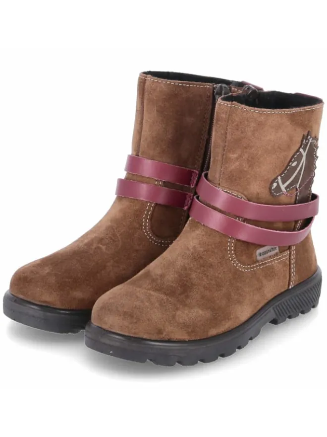 Ricosta Stiefeletten·Hohe Stiefeletten^Schlupfstiefel in braun