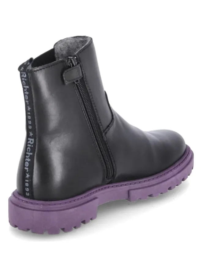 RICHTER Stiefeletten·Chelsea Boots^Schlupfstiefel in schwarz
