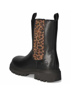 Schlupfstiefel in schwarz><noscript><img width=