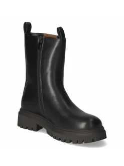 Schlupfstiefel in schwarz><noscript><img width=