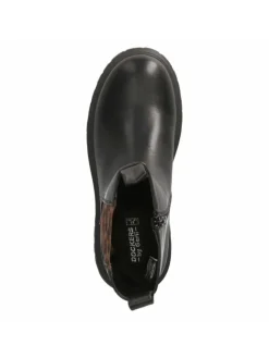 Schlupfstiefel in schwarz><noscript><img width=