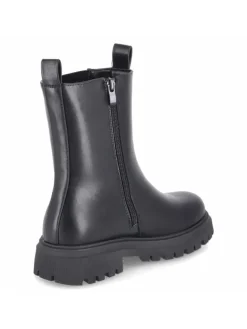 Schlupfstiefel in schwarz><noscript><img width=
