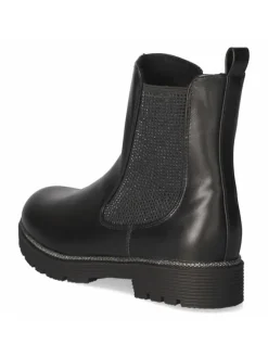 Schlupfstiefel in schwarz><noscript><img width=