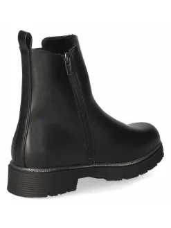 Schlupfstiefel in schwarz><noscript><img width=