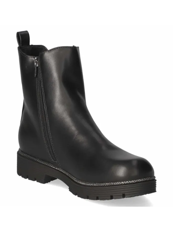 Schlupfstiefel in schwarz>Indigo Sale