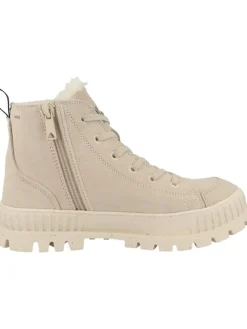 Palladium Stiefel & Boots^Schnürboots Pallashock Zip Warm in beige