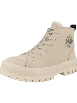 Palladium Stiefel & Boots^Schnürboots Pallashock Zip Warm in beige
