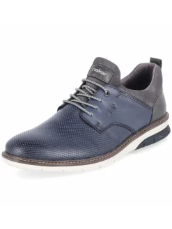 Schnürhalbschuh in blau>rieker Clearance