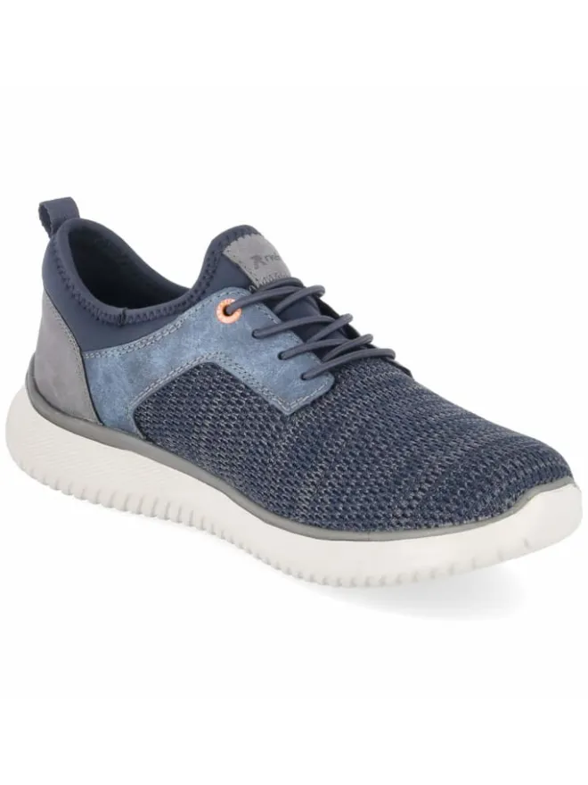 rieker Halbschuhe^Schnürhalbschuh in blau