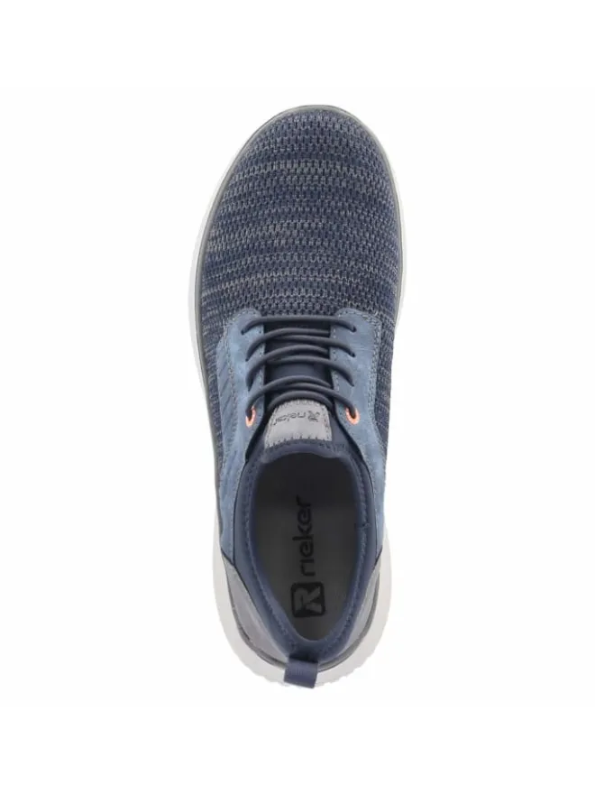rieker Halbschuhe^Schnürhalbschuh in blau