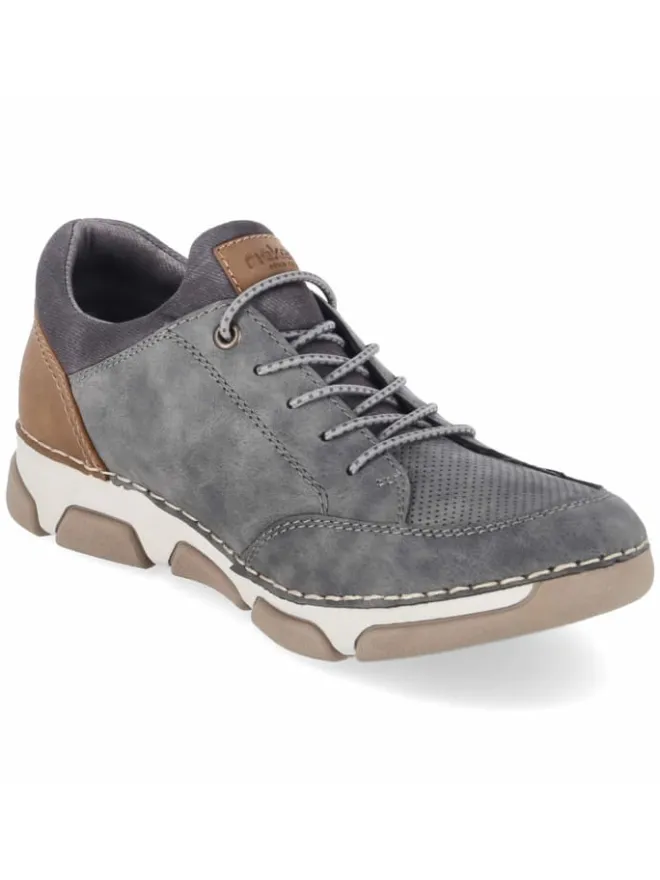rieker Halbschuhe^Schnürhalbschuh in grau