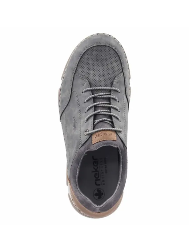 rieker Halbschuhe^Schnürhalbschuh in grau