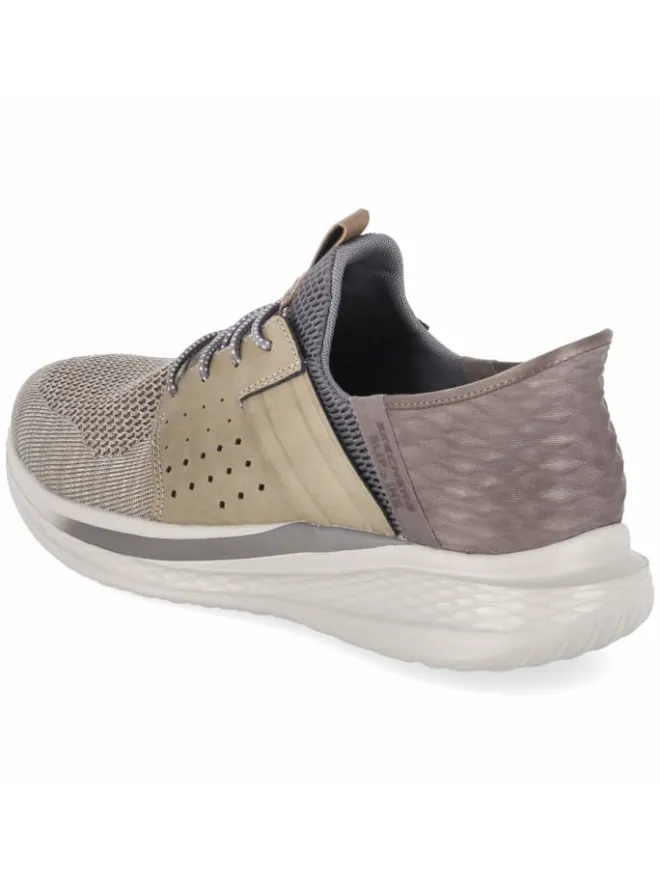 Schnürhalbschuh in grau>Skechers Discount