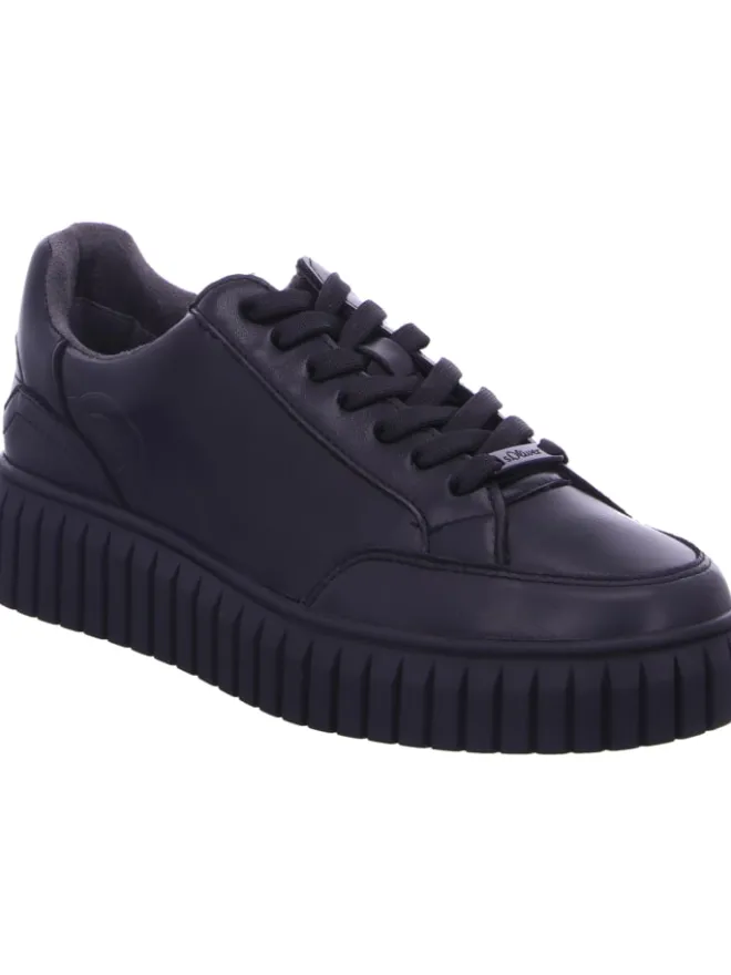 s.Oliver Schnürschuhe^Schnürhalbschuh in schwarz