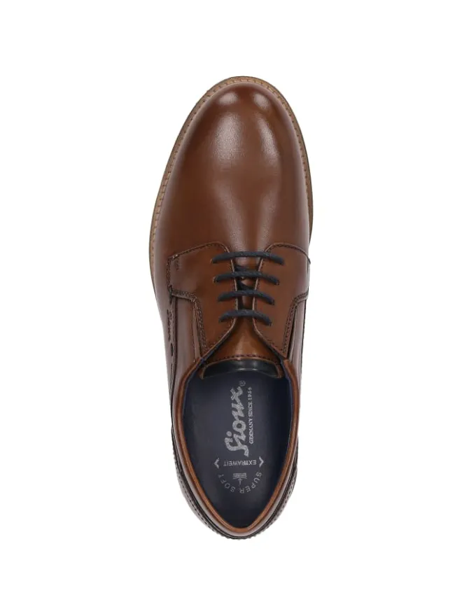 Sioux Schnürschuhe^Schnürschuh Dilip-716-H in cognac