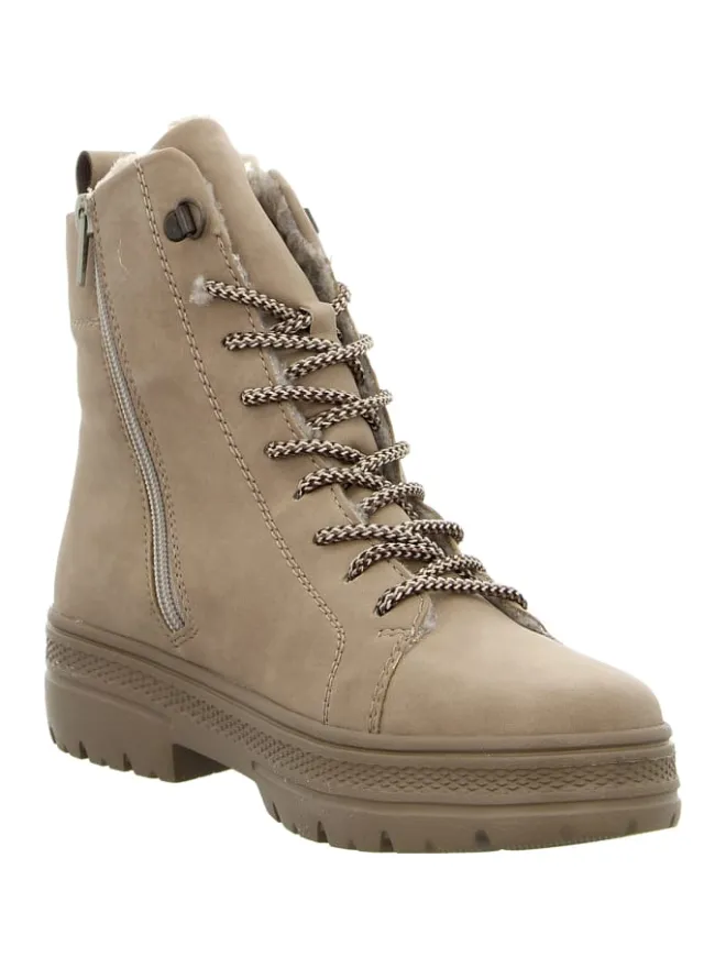 Schnürschuh in beige>rieker Discount
