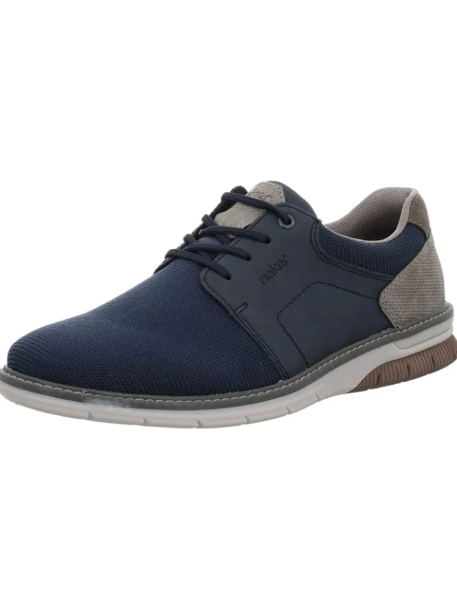 Schnürschuh in grau>rieker Discount
