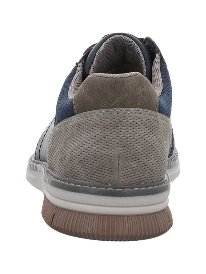 Schnürschuh in grau>rieker Discount