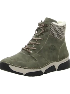 Schnürschuh in grün>rieker Clearance