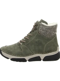 Schnürschuh in grün>rieker Clearance