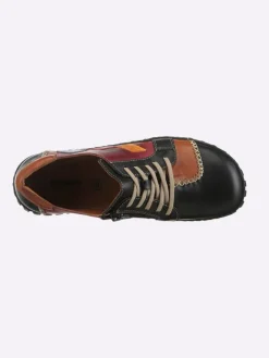 Gemini Schnürschuhe^Schnürschuh in schwarz-rot
