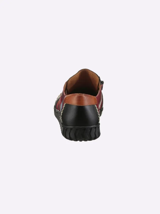 Gemini Schnürschuhe^Schnürschuh in schwarz-rot