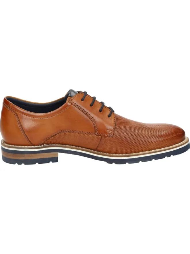 Sioux Schnürschuhe^Schnürschuh Rostolo-704 in cognac