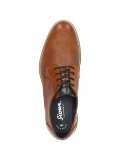 Sioux Schnürschuhe^Schnürschuh Rostolo-704 in cognac