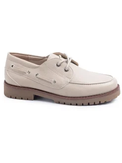 Schnürschuhe in Beige>C'M Clearance