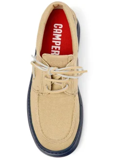 Schnürschuhe in Beige><noscript><img width=