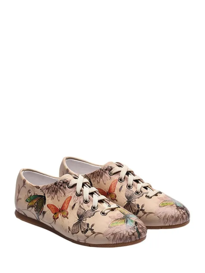 Streetfly Schnürschuhe^Schnürschuhe in Beige/ Braun/ Bunt