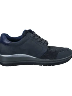 Schnürschuhe in blau><noscript><img width=