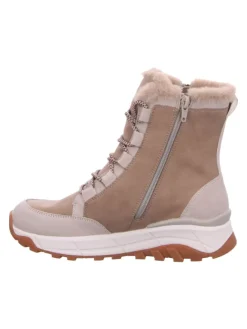 Schnürschuhe in crema/camel/ginger><noscript><img width=