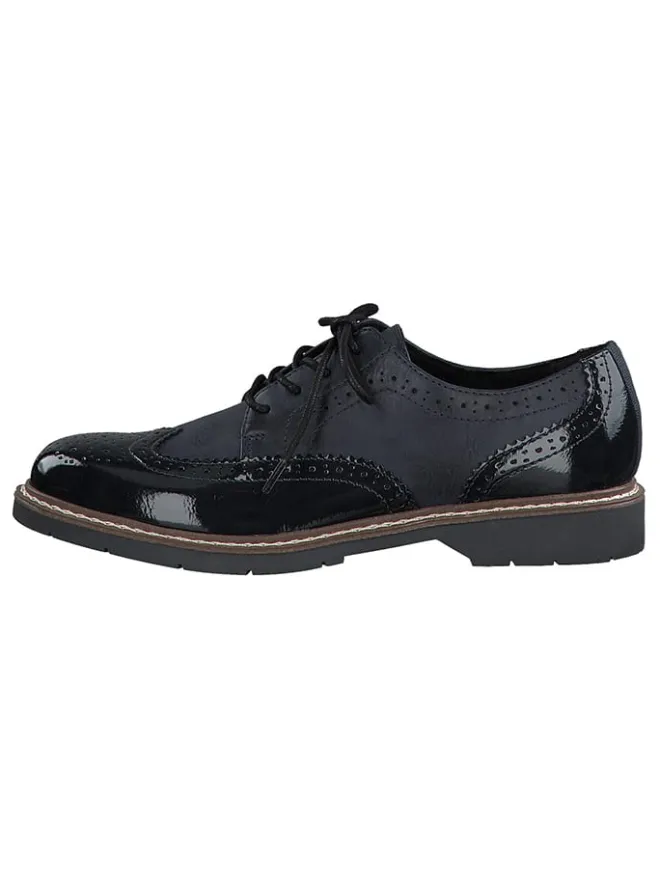 s.Oliver Schnürschuhe^Schnürschuhe in Dunkelblau